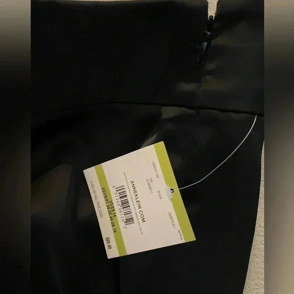Anne Klein black high rise wide leg pants sz 14 - Picture 2 of 11